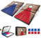 JUOIFIP 90 x 60 cm Langlebiges Aluminium Cornhole Spiel Outdoor Cornhole Säckchen mit 8 Bohnensäcke & Tragetasche für Hinterhof, Rasen, Strand 2-in-1 Camping Outdoor Spiel Set Kollabieren