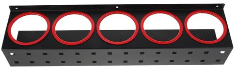 Garneck Wall-mounted Spray Bottle Rack Organizer Auto Cleaning Tool Holder Detailing Spray Can Storage Heavy Duty Bottle Holder Rack for Garage Studio Car Beauty Shop