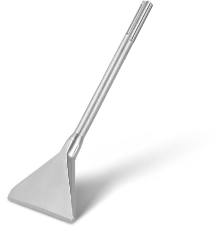 VEVOR Burin Large SDS Max, Burin Bêche à Carreaux 350x150 mm, Accessoire pour Marteau Perforateur, Ciseaux Carrelage en Acier Allié 40Cr Trempé, pour Enlever Carrelage, Mortier et Revêtements de Sol