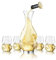 Final Touch Conundrum White Wine Drinking Set Conundrum Decanter Weinbelüfter und Dekanter 750ml White Conundrum Weißweingläser Wine Glasses 266ml - Exklusives Geschenkset