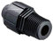 Suinga Pack 100 Racor Macho 1/2'' x Cinta de Riego Goteo 16mm | Conexión Rápida para Sistema de Riego Automático, negro