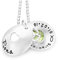 Taufkette Mädchen Silber personalisiert Gravur Namenskette Taufe HERZCHEN ENGEL Taufschmuck Taufgeschenk Name Taufdatum Geburtsdatum