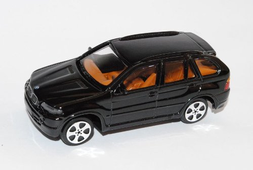 B*M*W X5 E53 Schwarz SUV 1999-2006 1/43 Burago Modell Auto