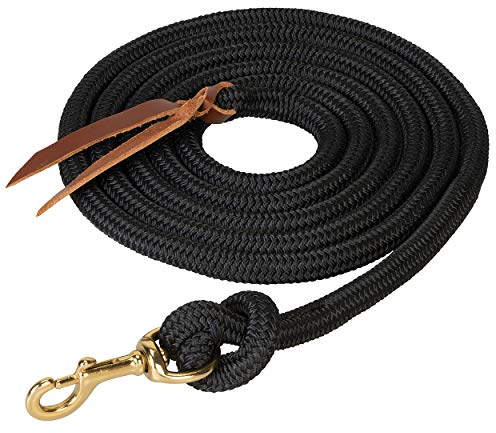 Weaver Equine, Performance-Führstrick für Pferde, Langer Führstrick mit Schnellbefestigung am Halfter, weicher Komfortgriff, Stallzubehör für den täglichen Gebrauch und für Turniere