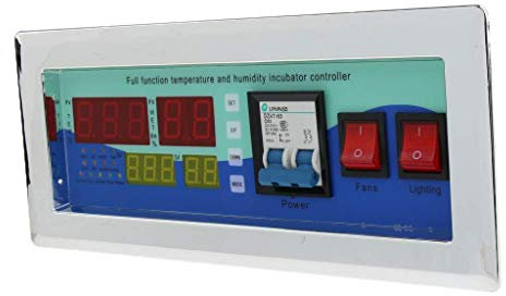 Tubayia Regulador digital de temperatura y humedad del aire, controlador de termostato para incubadora de huevos