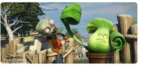 IGIRC Mouse Mat Plants vs. Zombies Speed Gaming Mouse Pad | XXL Mousepad |700 x 300mm Large Size| 3mm-Thick Base | Perfect precision and speed, A