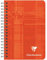 Clairefontaine 68592C - Packung mit 10 Notizbücher mit Spiralbindung, 9 x 14 cm, kariert, 90 g, 50 Blatt, farbig sortiert, 1 Pack