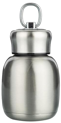 Cute Portable Small Vacuum Cup Thermo Flask,Mini Stainless Steel Insulated Water Bottle Flask for Hot and Cold Drinks Cup Travel, Sports Water Bottle 200ML (Original color)