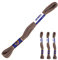 3 Docken Stickgarn je ca. 8m / Sticktwist 100% Baumwolle Stickerei verschiedene Farbwahl, Farbe :7652 rosabraun