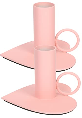 TOPBATHY Nordischer Kerzenständer Aus Eisen Herzförmiger Kerzenhalter Tragbarer Kerzenständer Für Tischdekoration Wohnaccessoire