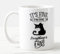Vixar Its Fine I'm Fine Everything is fine Cat Joke Coloured Mug Cup Gift Birthday Work Office Christmas Tea Coffee 2 (White)