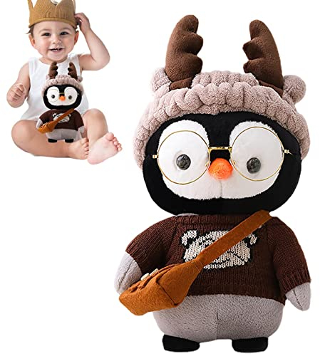 Tumotsit Pinguin-Plüsch-Kissen,Niedliche Kuscheltier-Pinguin-Umarmungskissen - Trendige Tier-Pinguin-Plüschtiere, Stofftier-Spielzeug-Schlafkissen