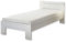 CANNES Futonbett 90 x 200 cm - Minimalistisches Jugendzimmer Bett in Weiß - 95 x 71 x 204 cm (B/H/T)