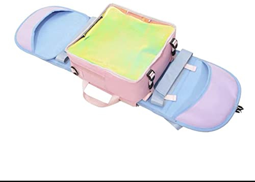ASUMUI Surfbrett-Skateboard-Tasche Schützende Aufbewahrungstasche Doppel-Rocker-Rucksack Abnehmbare Skateboard-Tasche, Unisex (pink)