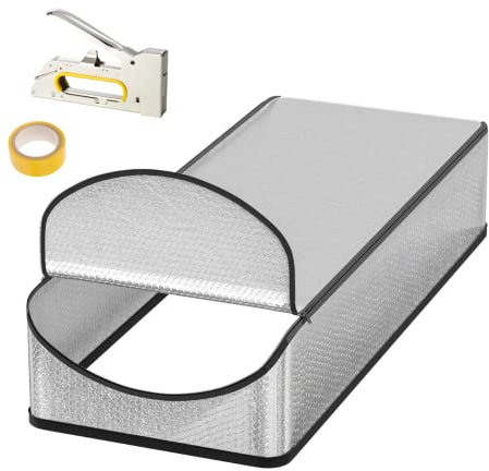 Attic Stairs Insulation Cover with Zipper Insulator Bag Energy Saving 25 x 54 x 11 Cover to Insulate Attic Access Door Opening (Attic Cover + Installation Tools)