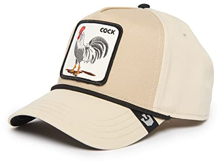 Goorin Bros. Cappello da Camionista Unisex Tutta Tela por The Farm, Crema (Gallo 100), Taglia Unica