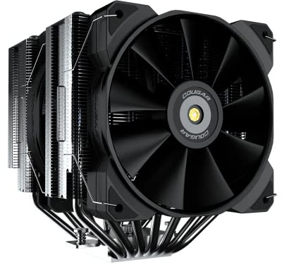 COUGAR Gaming | Kühler für Gaming | Forza 135 Dual Tower CPU Lüfter MHP120 – enthält 2 Lüfter MHP140-A und MHP120 – 7 Heatpipes