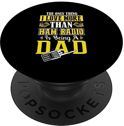 Ham Radio Dad - Amateurfunk und Schinkenfunkbetreiber PopSockets mit austauschbarem PopGrip