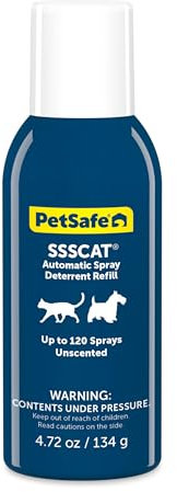 PetSafe SSSCAT Refill Can SSSCAT Automatic Spray Pet Deterrent, Compatible with all models of SSSCAT Automatic Spray Deterrent