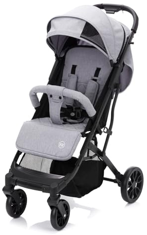 Fillikid Sportwagen Buggy Styler Elite Exklusiv | Kompakter Kinderbuggy mit Ein-Hand-Faltmechanismus, 360° schwenkbaren Rädern, verstellbarer Rückenlehne & Sonnendach | Für Kinder von 6-36 Monaten