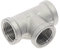 MIFANI Stahl-T-Rohrverschraubungen SS 304 Edelstahl-Adapter Innengewinde BSP Wasserrohrverschraubung 3-Wege-T-Adapter (Gewindespezifikation: 2 Zoll) (Color : OneColor, Size : 3/8inch)
