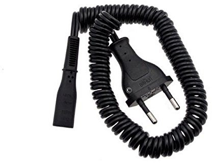 SOS ACCESSOIRE Cordon d'alimentation 220v pour Rasoir, Tondeuse 7030305 Braun