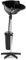 physa PHY-WU_03 Lavatesta per parrucchieri mobile Inclinabile Con serbatoio dell'acqua - Nero Lavabo parrucchieri Lavatesta portatile Poltrona lavatesta per parrucchieri Poltrona lavatesta