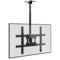 JXMTSPW TV Ceiling Mount for 42-75 inch Flat Curved Screen Height Adjustable, Full Motion Hanging Television Mount with Tilt Swivel, Max VESA 600x400mm Up to 50kg Articulating TV Ceiling Mount Bracket