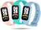 Xisair 3 Piezas Pulseras Compatible con Xiaomi Band 9 Active/Redmi Smart Band 3 Correas de Silicona Sport Pulsera Accesorios para Smartwatch, Correa de Repuesto para Hombre y Mujer