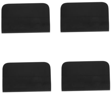 Gatuida 4pcs Car Film Glass Tpu Squeegee Applicator Vinyl Wrap Cleaning Supplies Auto Window Tinting Black