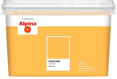 Alpina PANTONE Yarrow – Wandfarbe im PANTONE-Farbton – 2,5 Liter