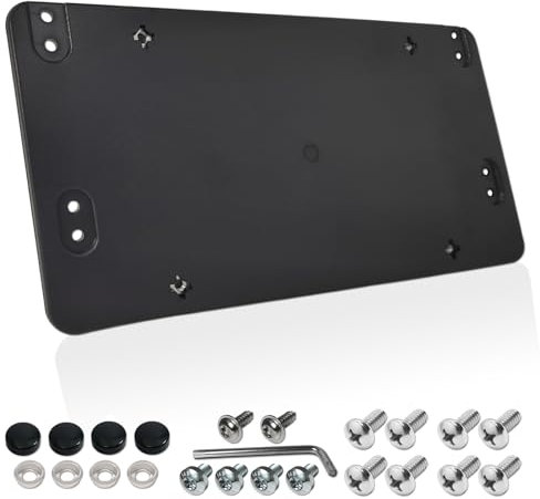 FBJTDQ - Rear License Plate Holder for Mercedes-Benz 2007-2023, Rear Bumper Car Tag Frame Mounting Kit, Replaces:1698170211, A0008101711