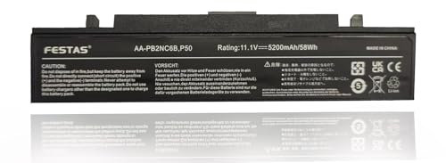 FESTAS AA-PB2NC6B Laptop Ersatz Akku für Samsung R60 R61 R70 R505 R509 R510 R560 R610 R700 R710 NP-R45 NP-R509 NP-R510 NP-R510H NP-R560 AAPB2NC6B/E, AA-PB2NC6B/E, AA-PB2NC6BE,AA-PB4NC6B