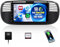 SIXWIN [4+64G] Autoradio Android 13 con CarPlay/Android Auto/Mirror Link per FIAT 500 2007-2015,7 Pollici HD TouchScreen Schermo Navigatore WiFi Bluetooth 5.0 FM/RDS 32EQ(Nero)
