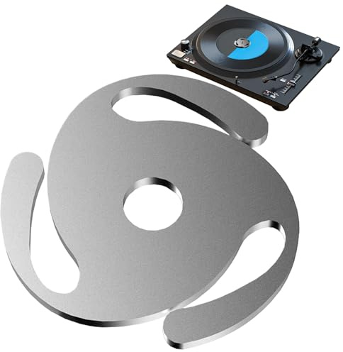 Adattatore da 45 giri/min | Inserto stabile multifunzionale in alluminio, inserto adattatore per registrazione, per gli appassionati di musica in casa e bar professionisti