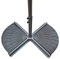 GardenKraft 16910 Pack of 2 Cement-Filled 14kg Parasol Base Weights/Ideal Base For Cantilever & Banana Parasols/Weatherproof Plastic Coating/Easy Setup / 28kg Combined Weight