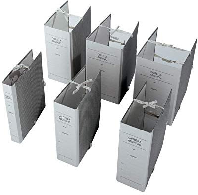 Alevar Cartelle archivio con lacci, Dorso 20, cm 25x35, faldoni in Confezione da 25 pezzi