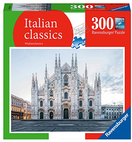 Ravensburger Puzzle 300 Teile, Mailand - Puzzles Erwachsene ab 14 Jahren, 27 x 39 cm, Puzzles für Erwachsene Italien, Sammlung Italienischer Klassiker, Geschenkideen