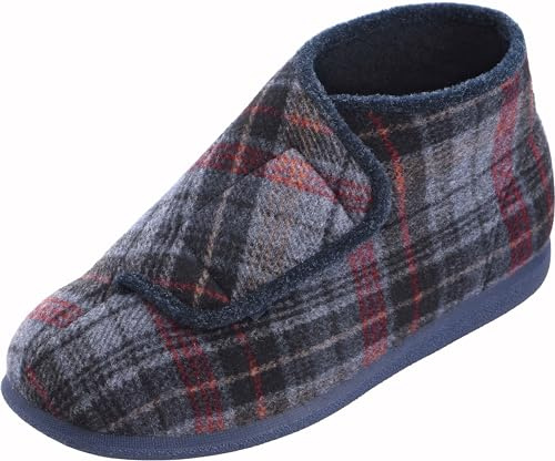 Cosyfeet Robbie - Extra Wide Men's Slippers - 3H Width