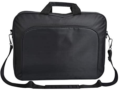 Youyijia Laptop Bag 15 Inch Multifuntional Laptop Handbag Waterproof Shockproof Lightweight One Shoulder Notebook Computer Briefcase With Detachable Strap for Travel Business College Black