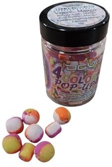 Dovit Pop Up Karpfen Boilies 4 Color Wafters 4 Farbwellen Boilies 10-14 mm NEU 202