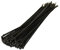 SHATCHI 100pcs-500pcs Black Strong Nylon Plastic Cable Ties Zip Tie Wraps Organizer Self Locking 100mm/200mm/300mm Long