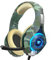 Gaming Headset für PS4 PS5 PC Xbox One, PS4 Headset mit Mikrofon Stereo Surround Sound Kopfhörer Noise Cancelling LED Lichter
