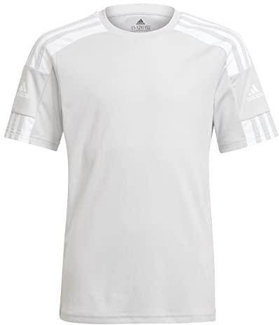 adidas Jungen Squad 21 JSY Y Jersey (Short Sleeve), Tmlggr/Weiß, 128