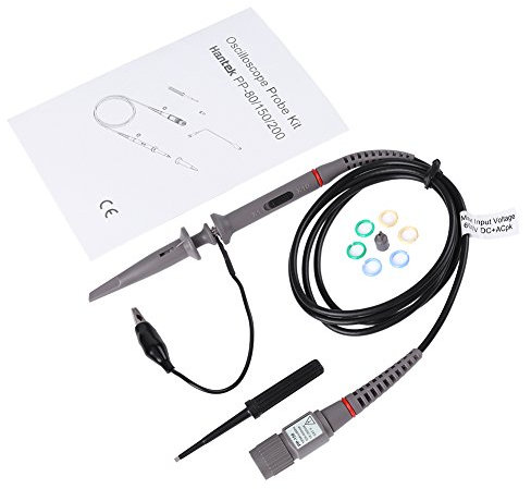 Wincal Pp-150 100mhz 1x 10x Oscilloscope Probe With Bnc To Minigrabber Test Lead Kit, For Automotive Diagnostic Oscilloscopes Multimeter