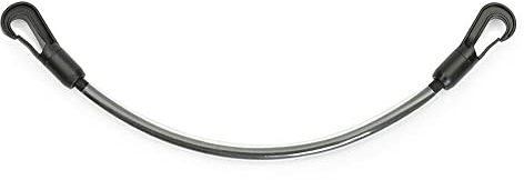 QHP Schweifkordel kunststoffummantelt schwarz 50 cm