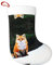 DMORJ Lustige Fuchs-Weihnachtsstrümpfe => 45 cm Geschenkhalter für Party-Urlaubsdekorationen Ornamente (1 Packung)