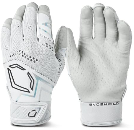 EvoShield Adult Pro-SRZ™ V2 Batting Gloves - Team White, Small