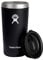 HYDRO FLASK - Thermobecher für Unterwegs 355 ml (12 oz) - Verschließbarem, Auslaufsicherem Eindrückdeckel - Doppelwandiger, Vakuumisolierter Reisebecher aus Edelstahl - Heiß & Kalt - Black