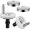 2 pezzi Viti per Sedile del Water, Sedile WC Set di Fissaggio Viti Cerniere Sedile WC inox WC Parti di Riparazione Sedile WC Accessori, Set di Fissaggio per Sedile WC